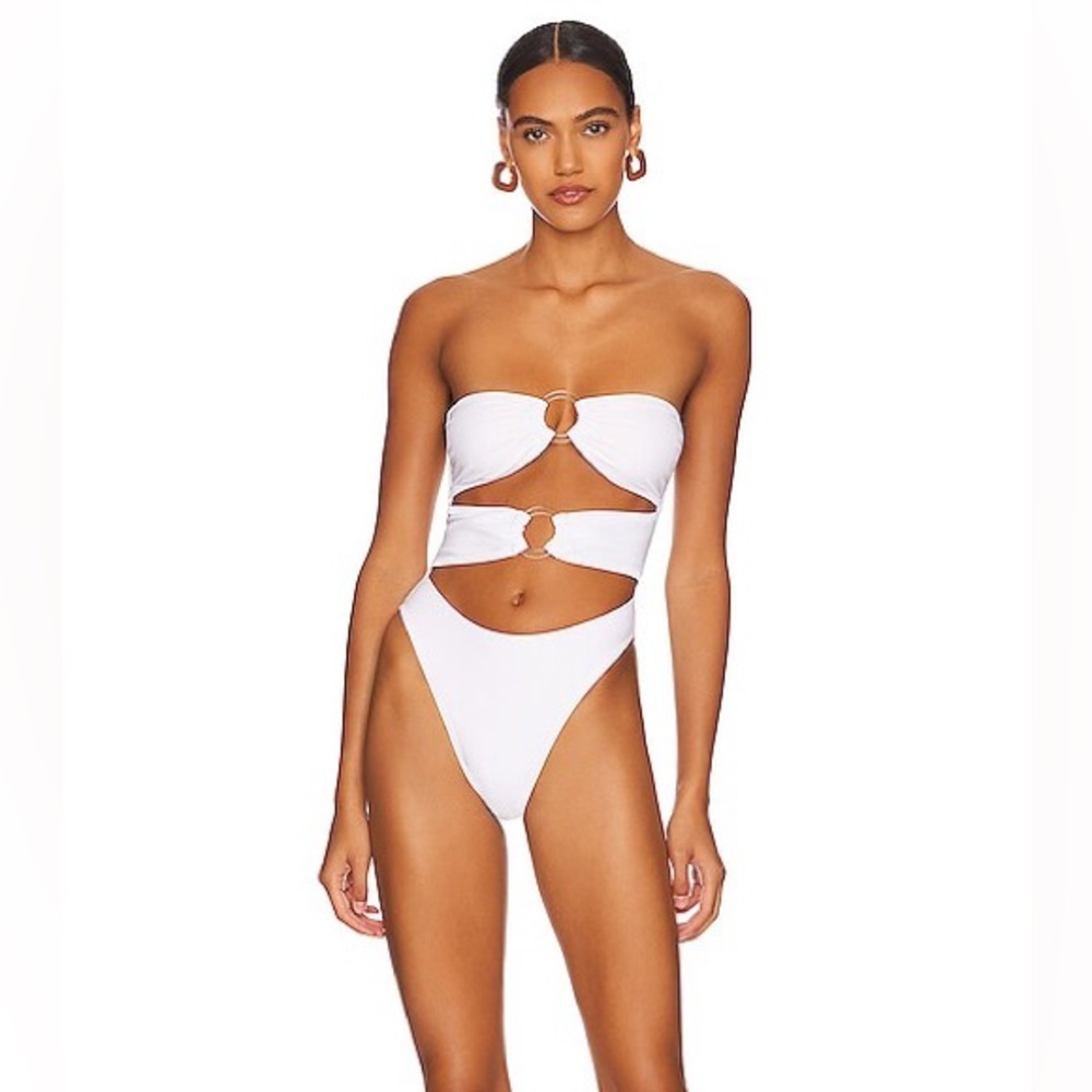Solid & Striped | White One Piece Bathing Suit - Size Medium, NWT!